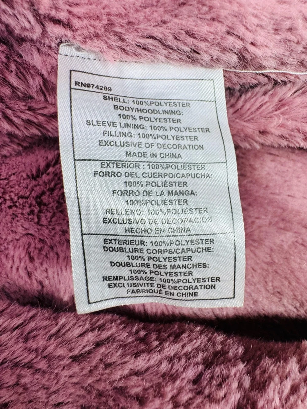 Dkny Pink Girls Puffer Jacket with Faux Fur Hood